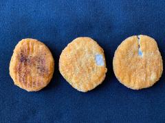 Figure 10. Group of patties with multiple defects.